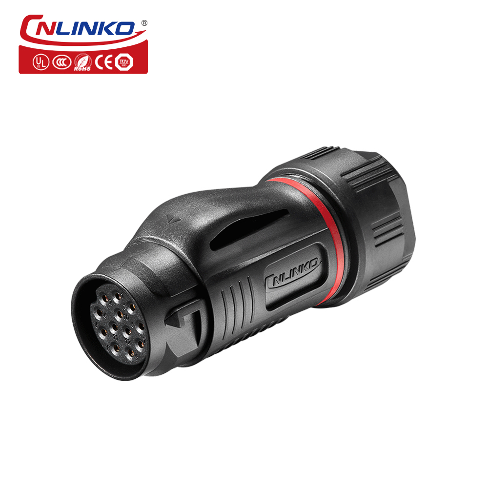 CNLINKO M20 PBT Housing Male Plug Female Socket Quick Adapter 14 Pin ...